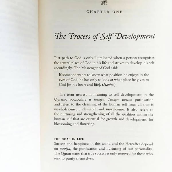 In the Early Hours — interior opening of The Process of Self-Development