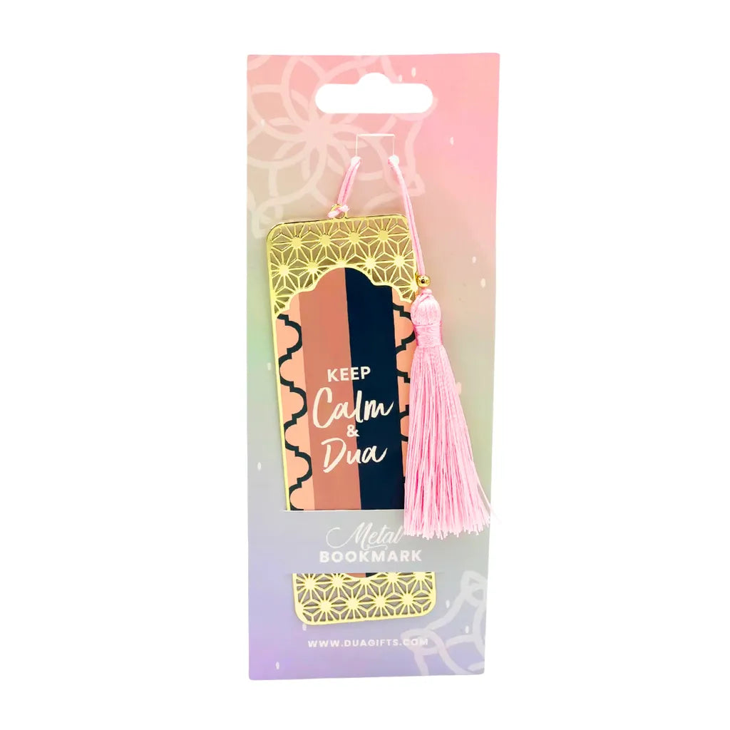 Metal Bookmark: Keep Calm & Dua