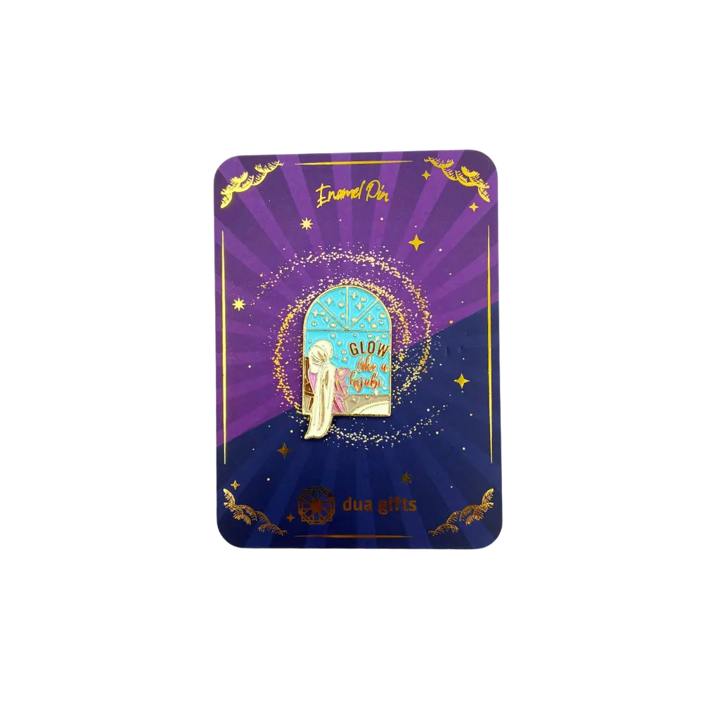 Enamel Pin: Glow Like A Hijabi