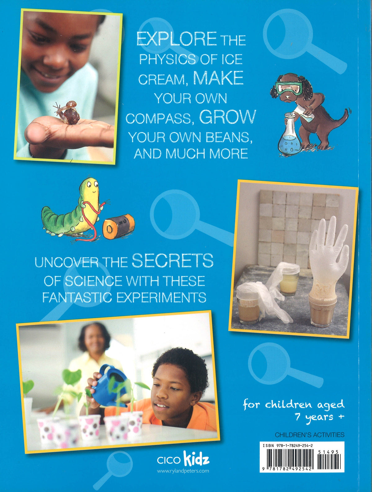 My First Science Book paperback – back cover with ISBN 9781782492542