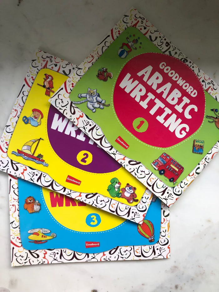 Arabic Handwriting Exercise Books Bundle: 3 Books