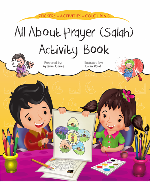 All About Prayer (Salah) Activity Book — sharp full front cover