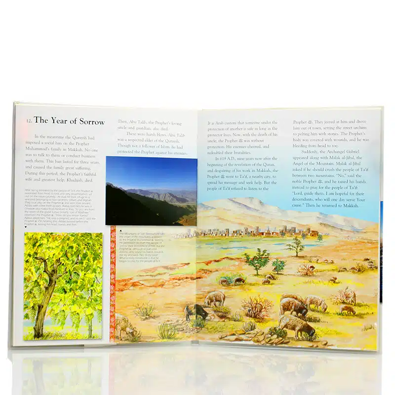 Tell Me About the Prophet Muhammad — genuine interior spread, The Year of Sorrow