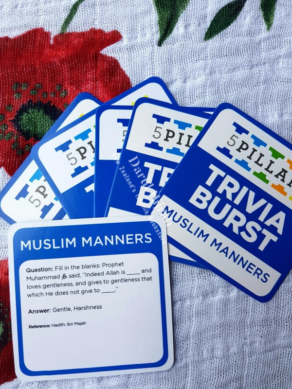 5Pillars Trivia Burst: Muslim Manners- The Fun Islamic Card Game Games