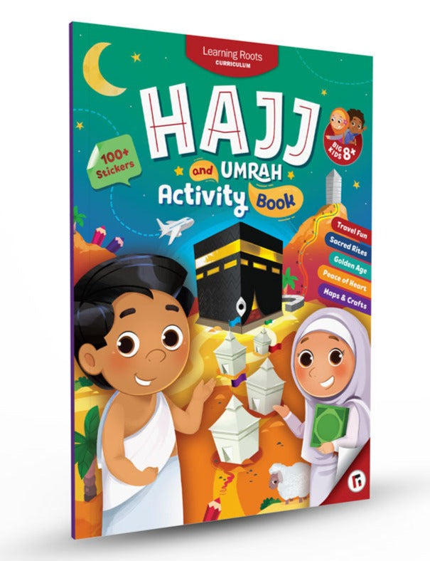 Hajj & Umrah Activity Book with stickers, activities, stories & art and craft!