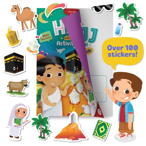 Hajj & Umrah Activity Book with stickers, activities, stories & art and craft!