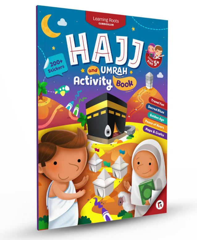 Hajj & Umrah Activity Book (Little Kids): Full of Activities, Stickers, Illustrations, Art and craft ideas!