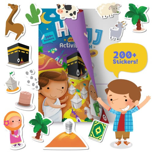 Hajj & Umrah Activity Book (Little Kids): Full of Activities, Stickers, Illustrations, Art and craft ideas!