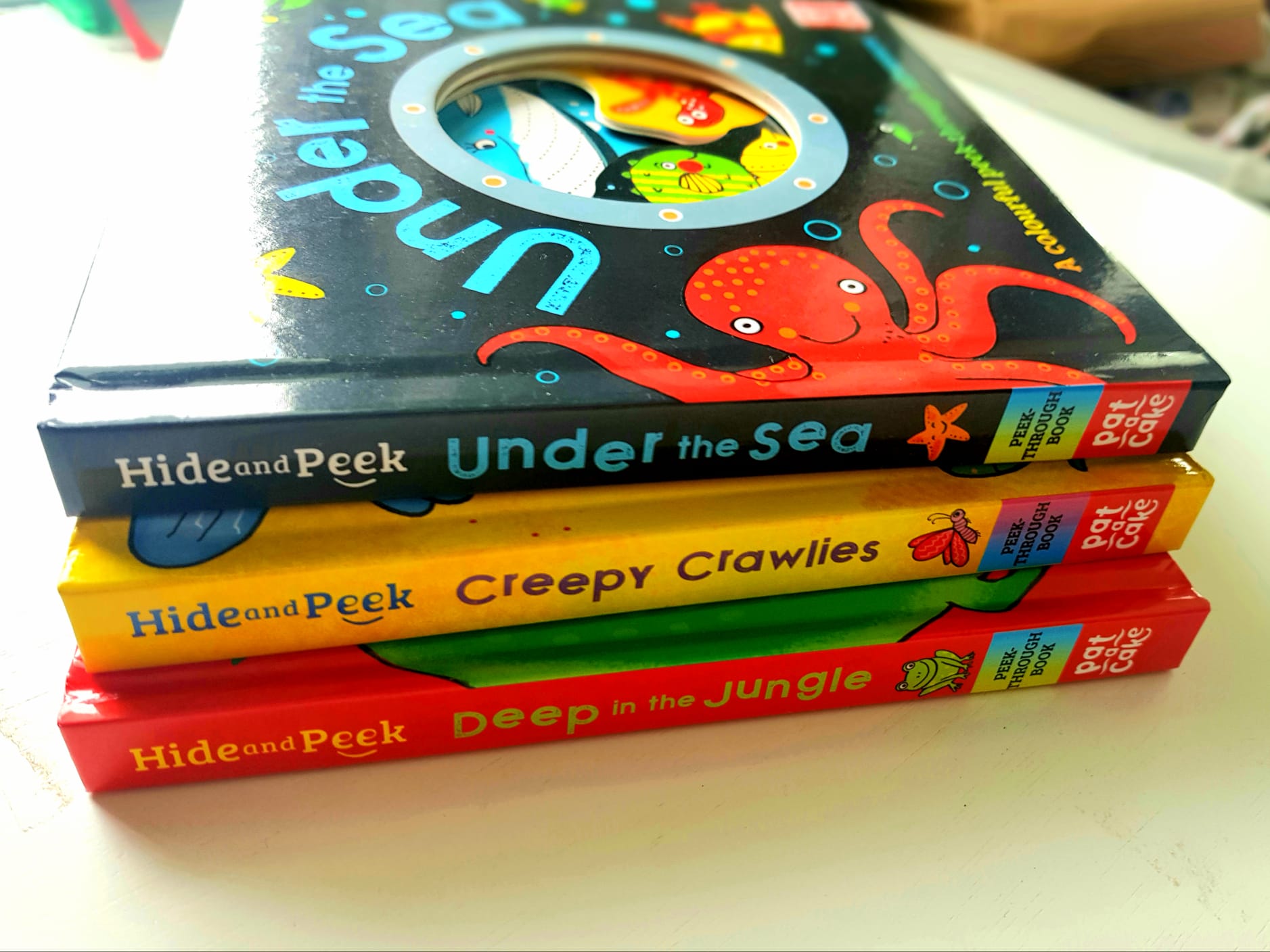 Hide and Peek: Under the Sea, colourful, interactive board book