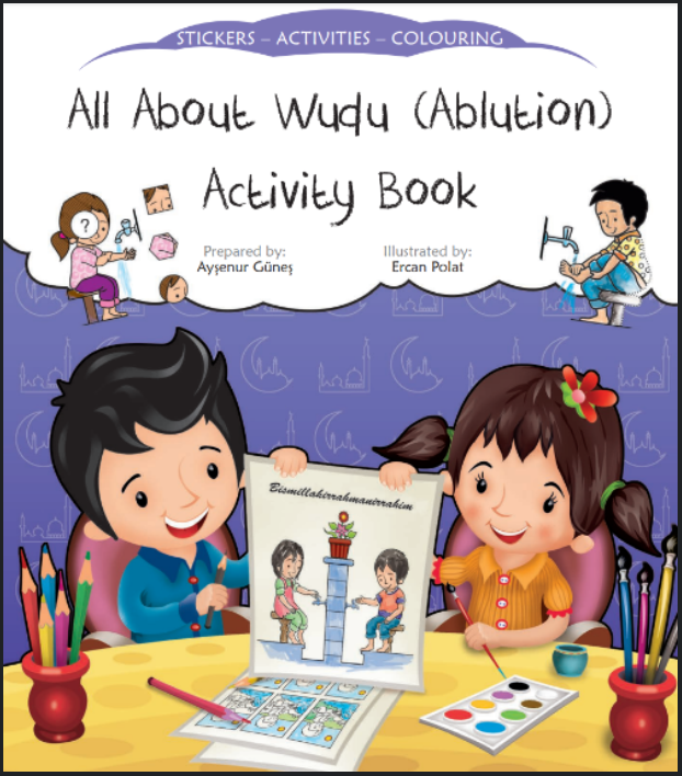 All About Wudu (Ablution) Activity Book with stickers