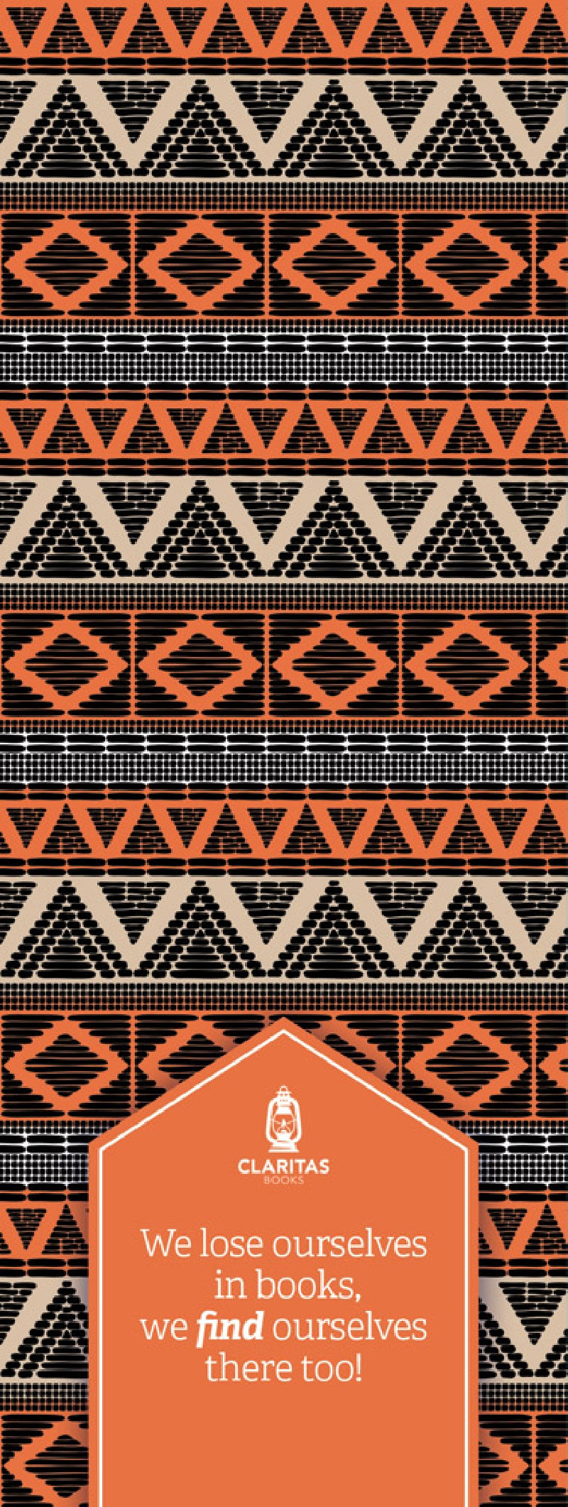 Bookmark "We Lose Ourselves in Books.."