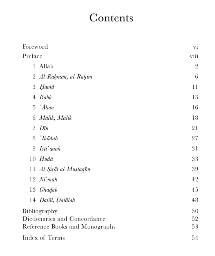 Key to Al-Fatihah: Understanding the Basic Concepts