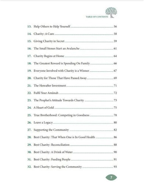 The Ultimate Profit table of contents
