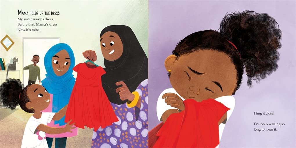The Kindest Red interior – Faizah receiving the red dress