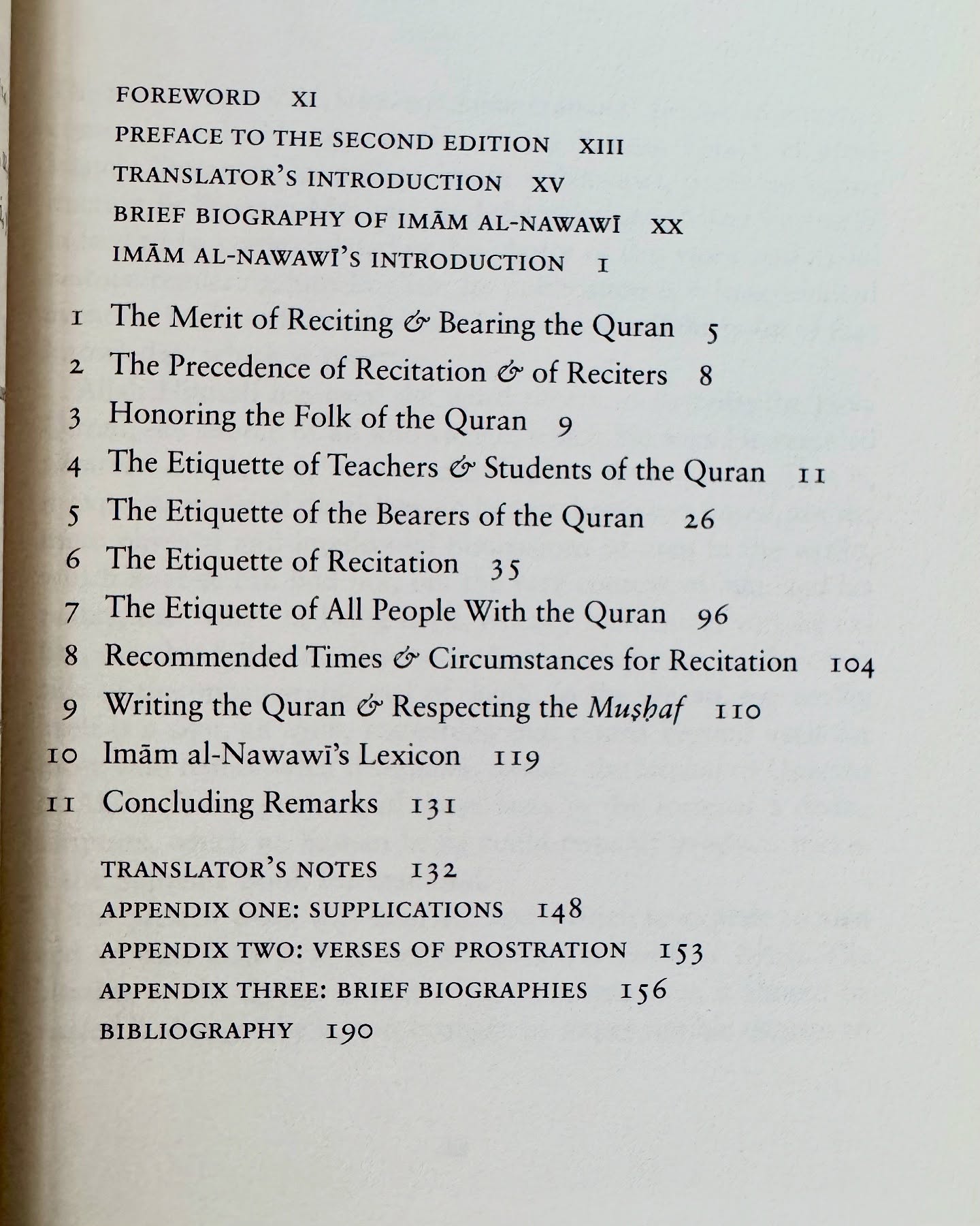 Etiquette with the Quran, Imam An-Nawawi