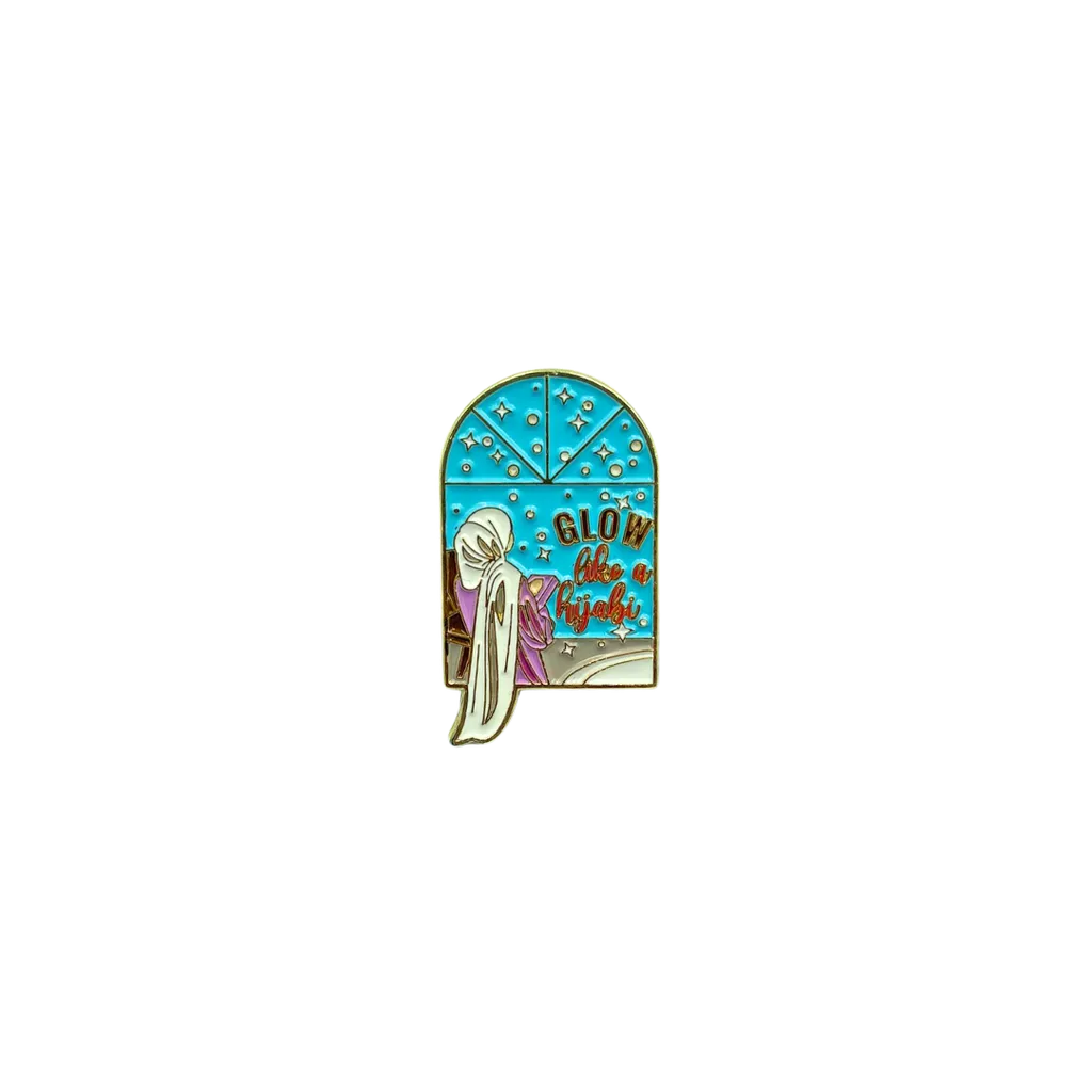 Enamel Pin: Glow Like A Hijabi