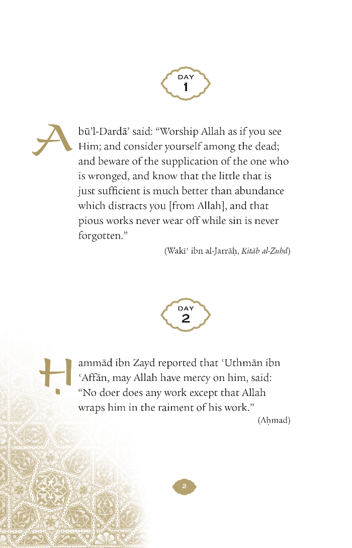 Daily Wisdom: Sayings of the Companions of the Prophet