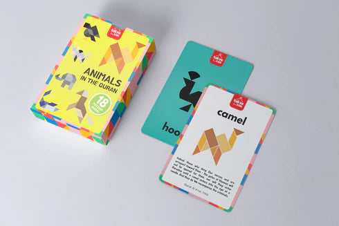 Little Musafir Tangram Puzzle Set: Arabic Alphabet, Animals from the Quran and Islamic Geometry