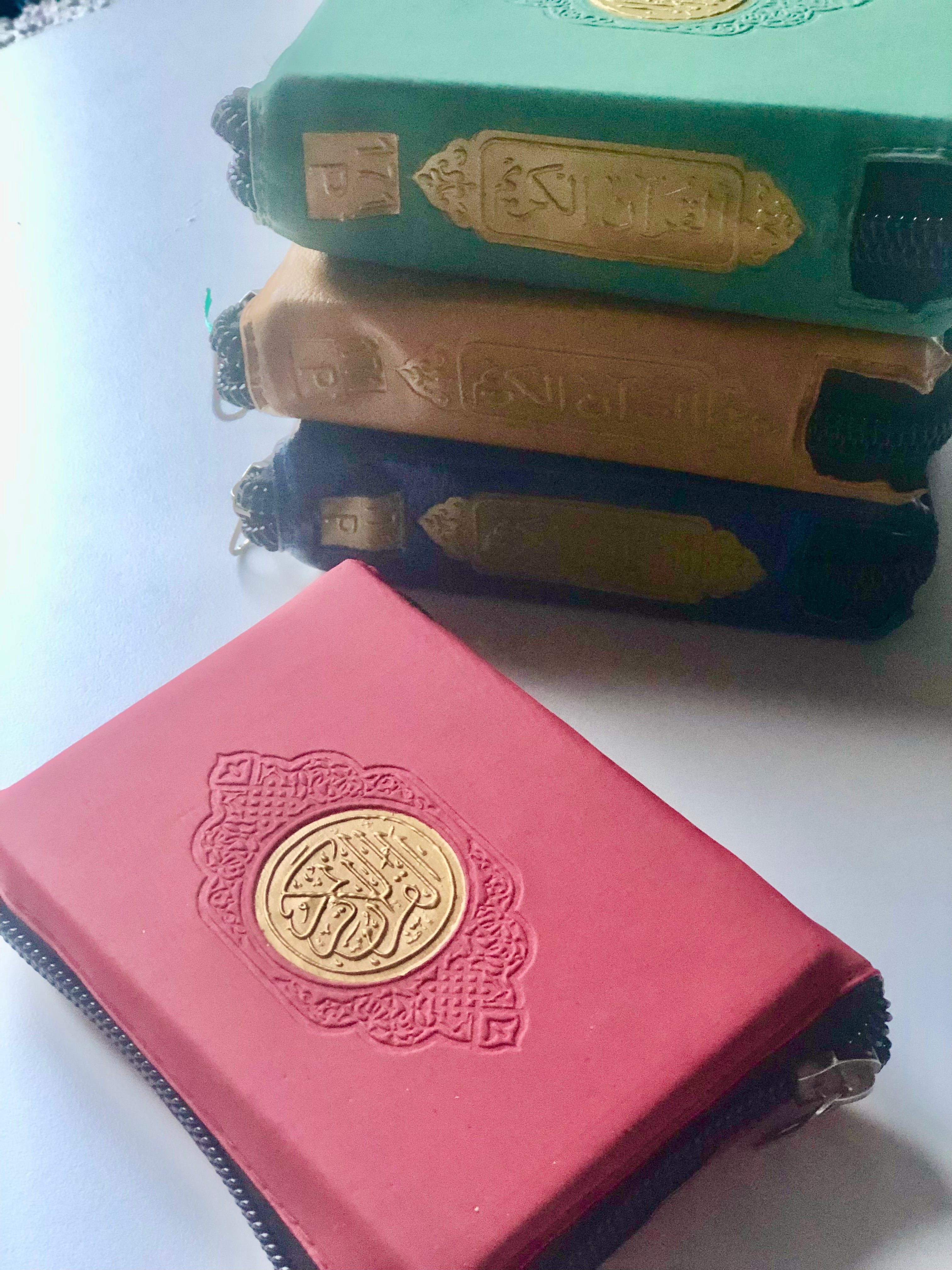 Quran, small/medium size with zip cover