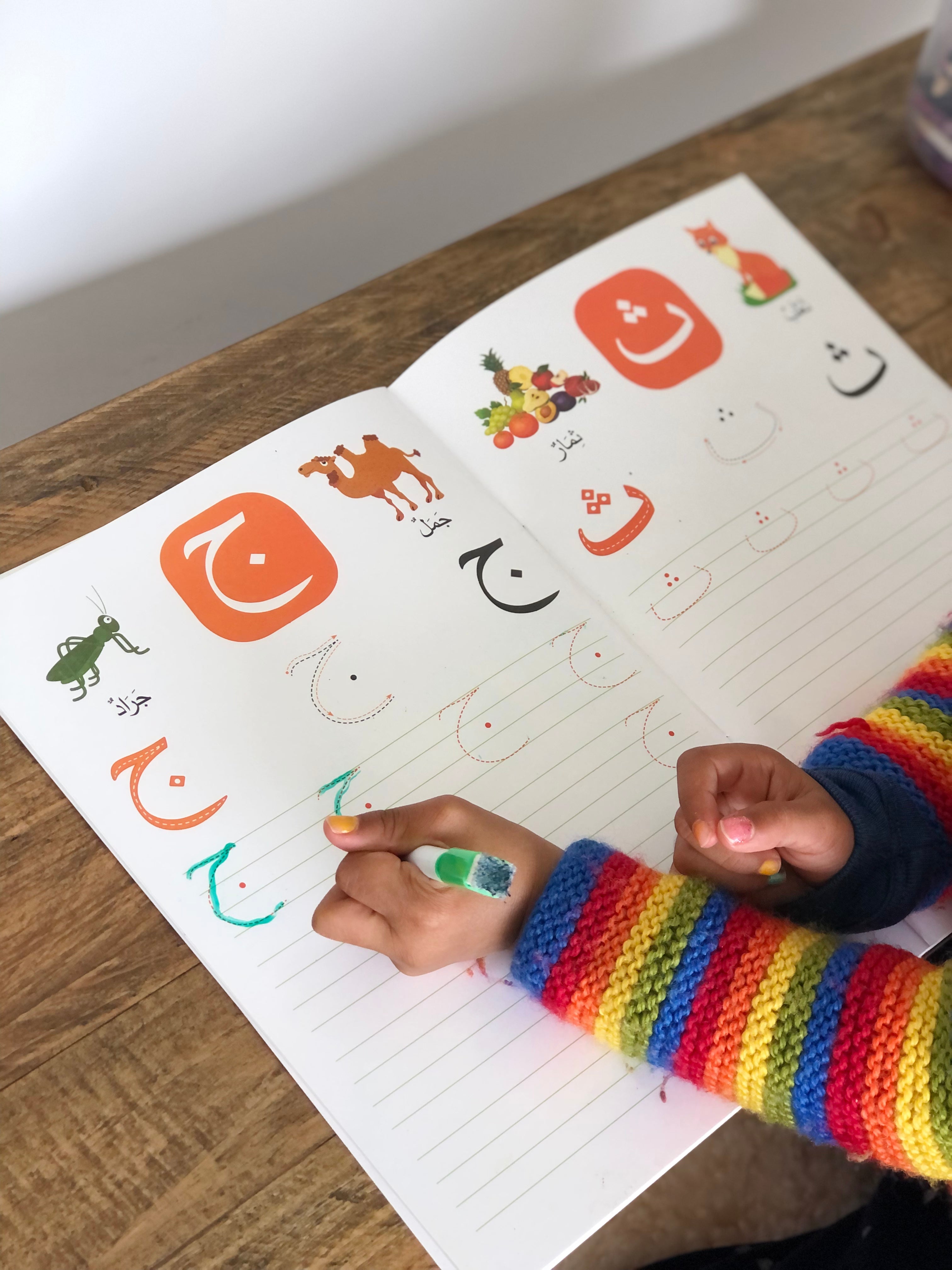 Wipe-Clean Arabic Alphabet Book