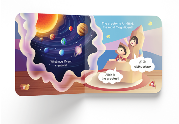 The Twins' Space Mission: Learn Important Islamic Words in a Fun Way!