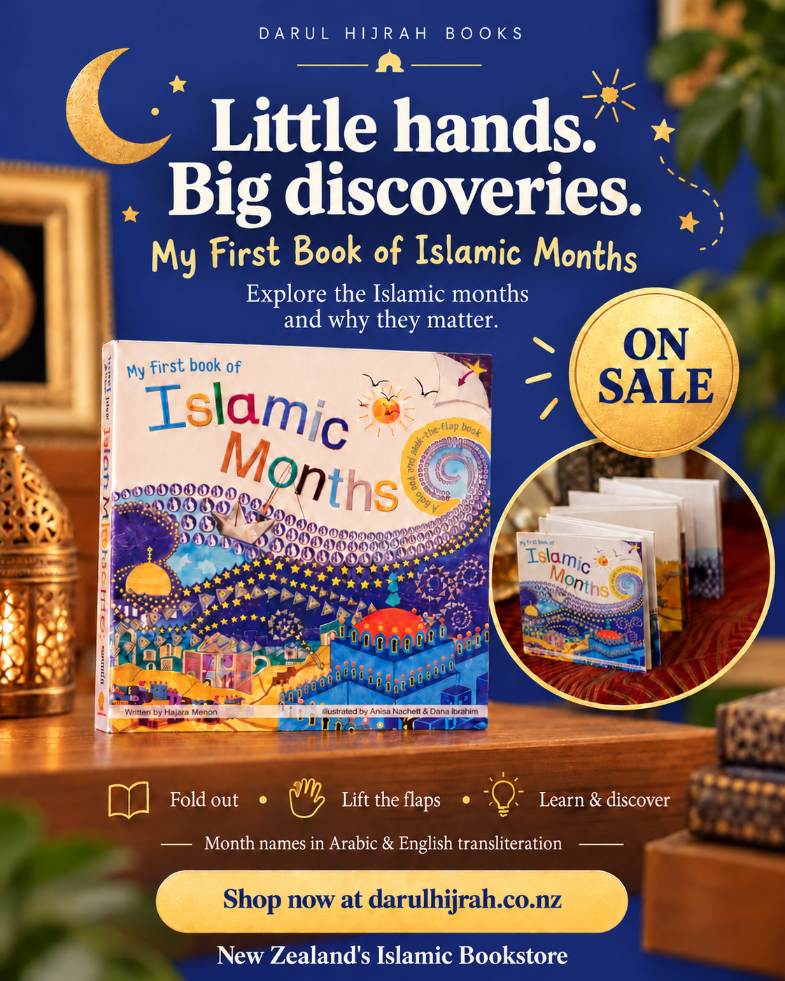 My First Book of Islamic Months sale post — Darul Hijrah Books, New Zealand's Islamic Bookstore