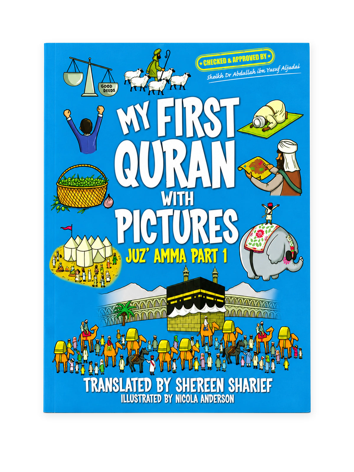 My First Quran with Pictures: Juz Amma Part 1 — blue paperback front cover