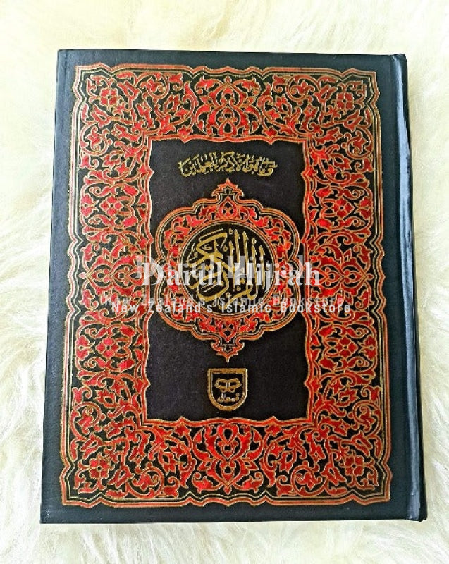 Quran (Medium A5 size) Indopak script Black Print Books