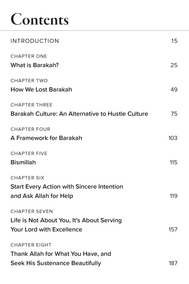 The Barakah Effect: More with Less