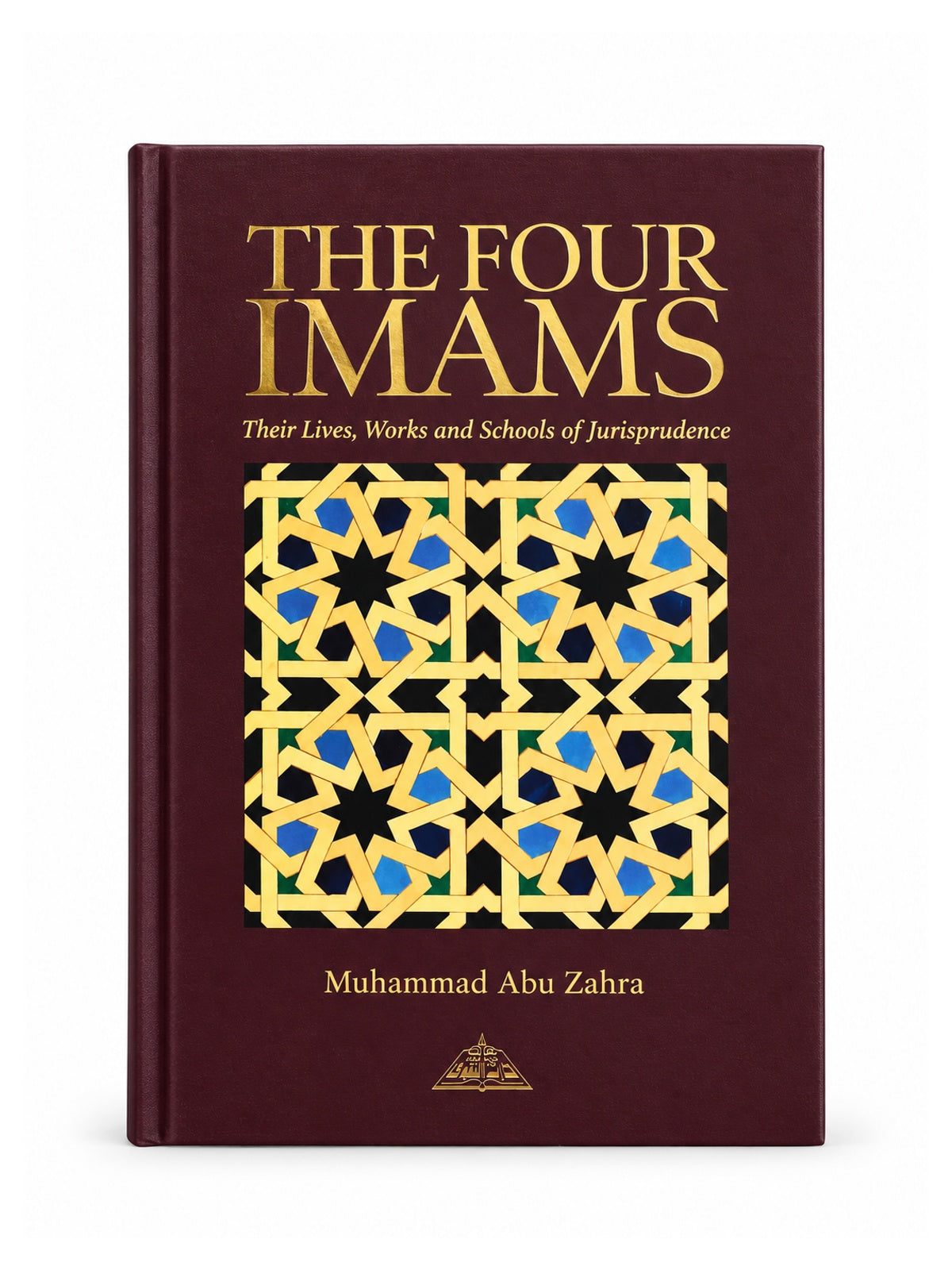 The Four Imams by Muhammad Abu Zahra – burgundy hardback front cover