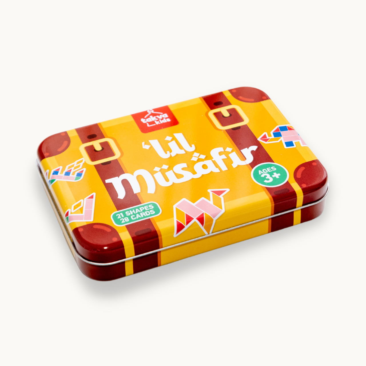Little Musafir Tangram Puzzle Set: Arabic Alphabet, Animals from the Quran and Islamic Geometry