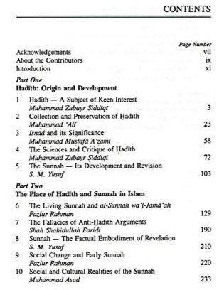 Hadith And Sunnah: Ideals and Realities
