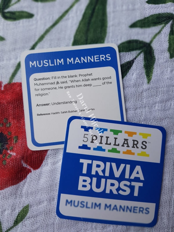 5Pillars Trivia Burst: Muslim Manners- The Fun Islamic Card Game Games