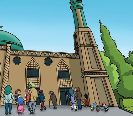 Hassan and Aneesa Go to the Masjid