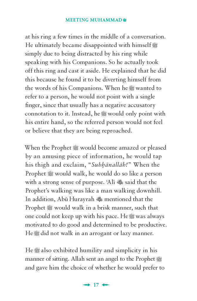 Meeting Muhammad ﷺ