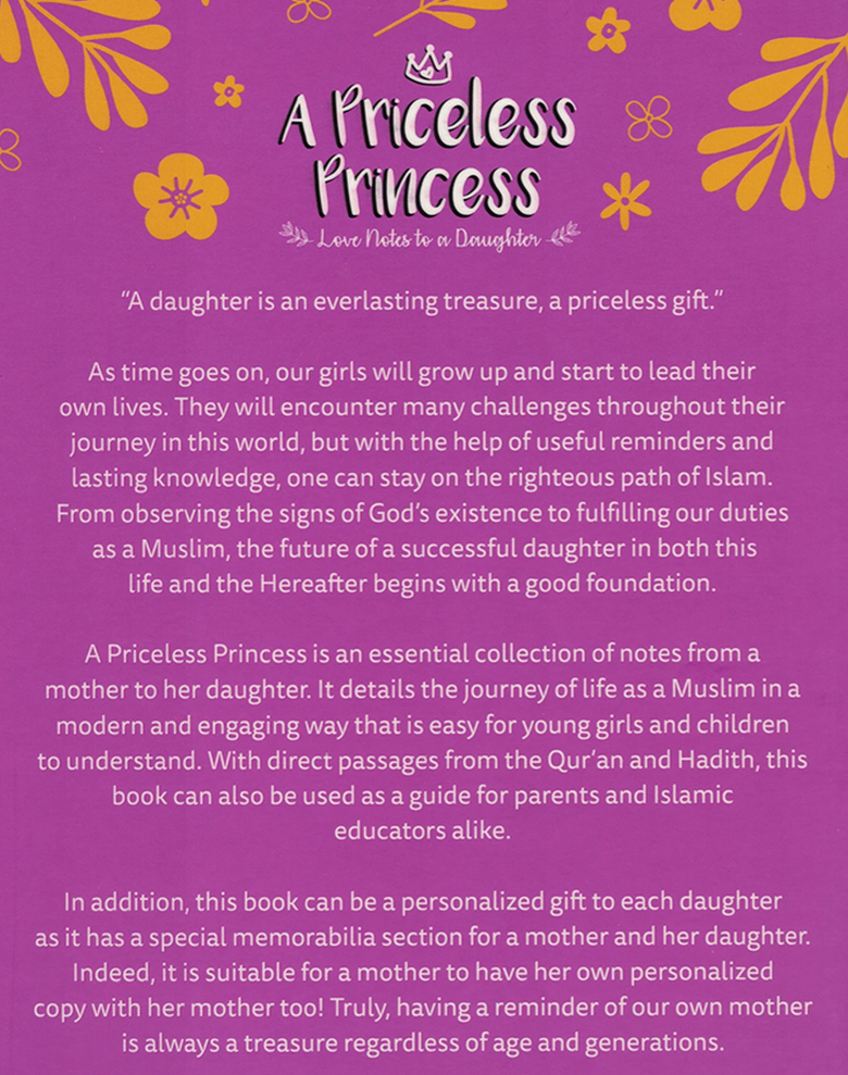 A Priceless Princess: Love Notes from a Mother to her Daughter