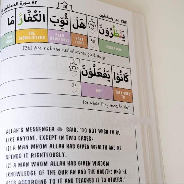 Juz Journals (Colour Coded Tajweed, Word for Word Meaning, Mini-Tafsir, Hifdh Tracker, Arabic Practice and Quran Journaling)