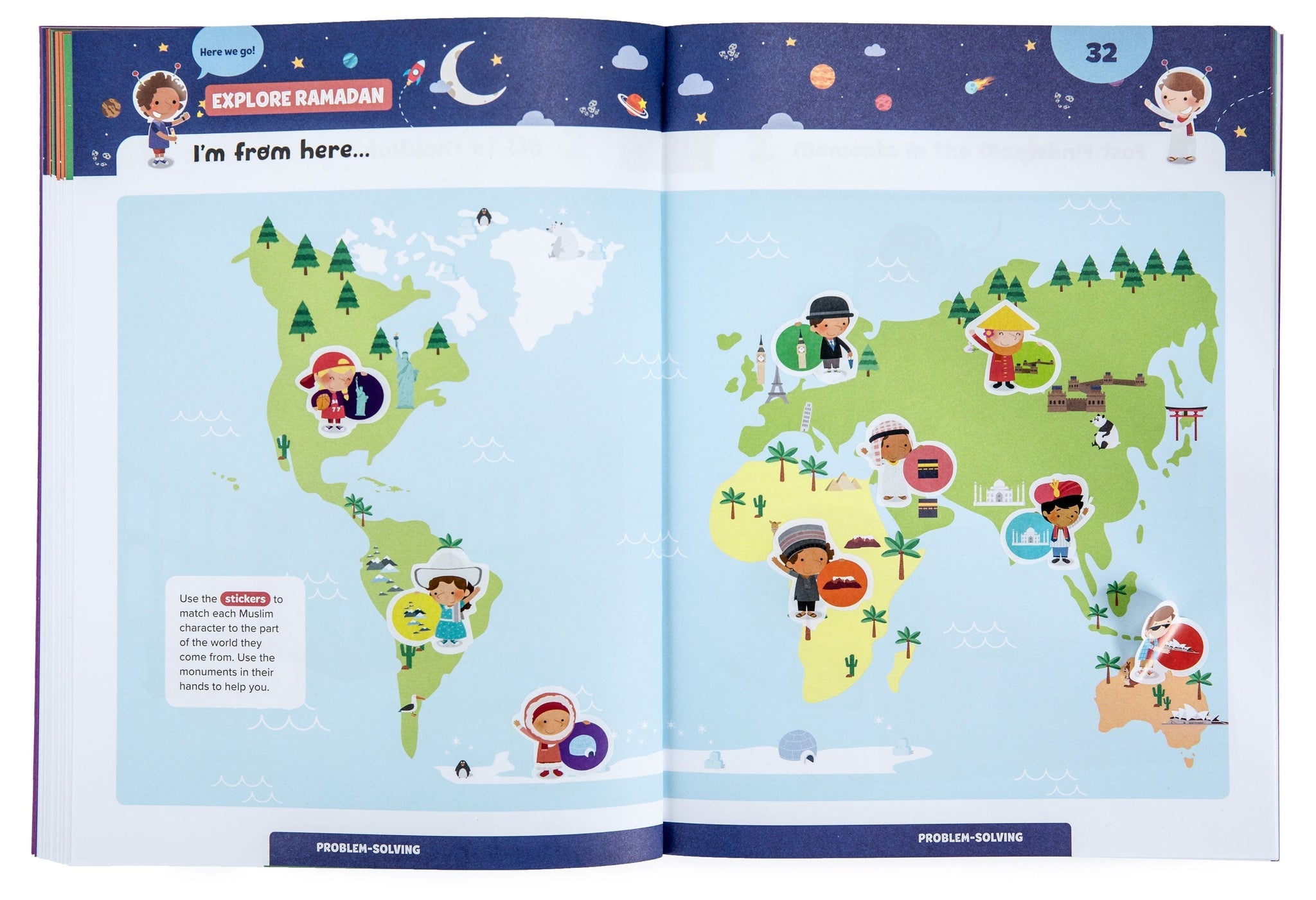 Ramadan Activity Book with 200+ stickers
