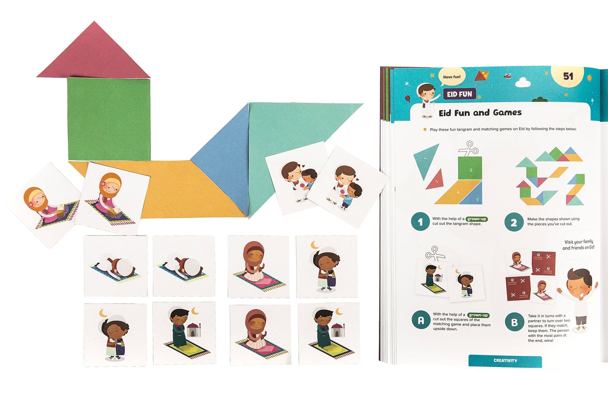 Ramadan Activity Book with 200+ stickers