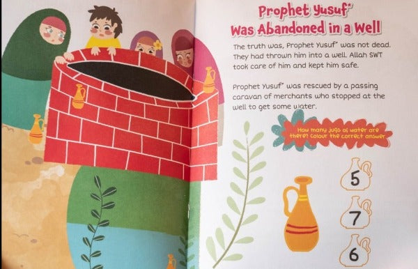 Prophets of Islam Activity Book Series, set of 8 books bundle deal