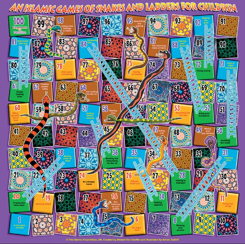 An Islamic Game of Snakes and Ladders