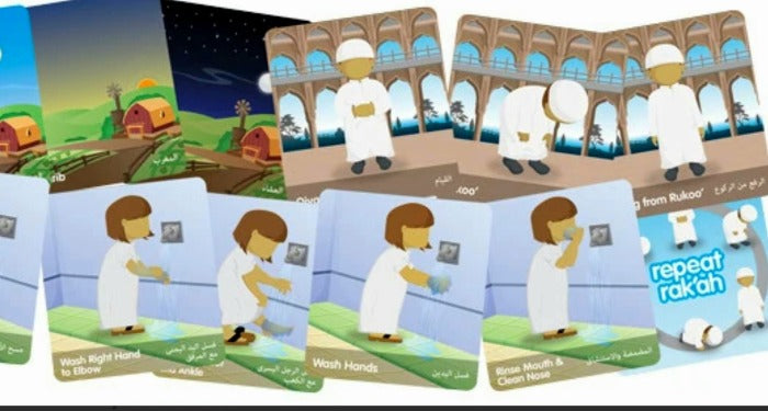 Steps to Prayer: A Fun Game to Learn the Steps of Salah!