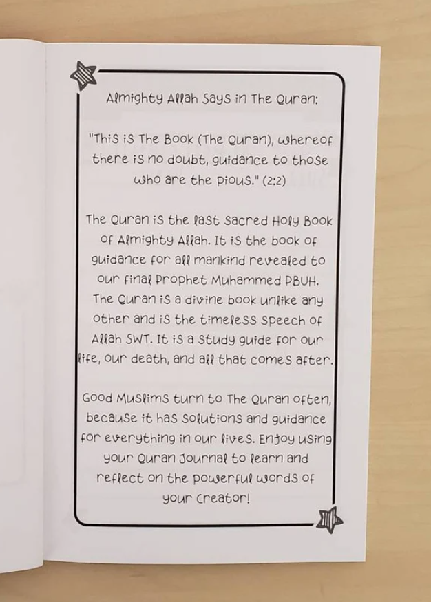 My Quran Journal - For Kids