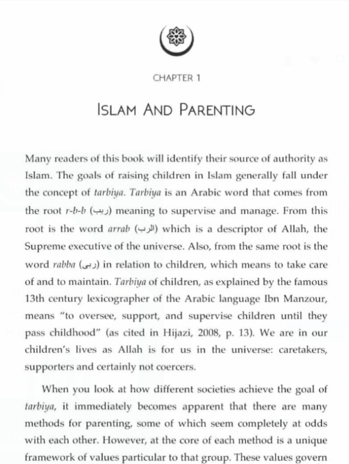 Positive Parenting in the Muslim Home