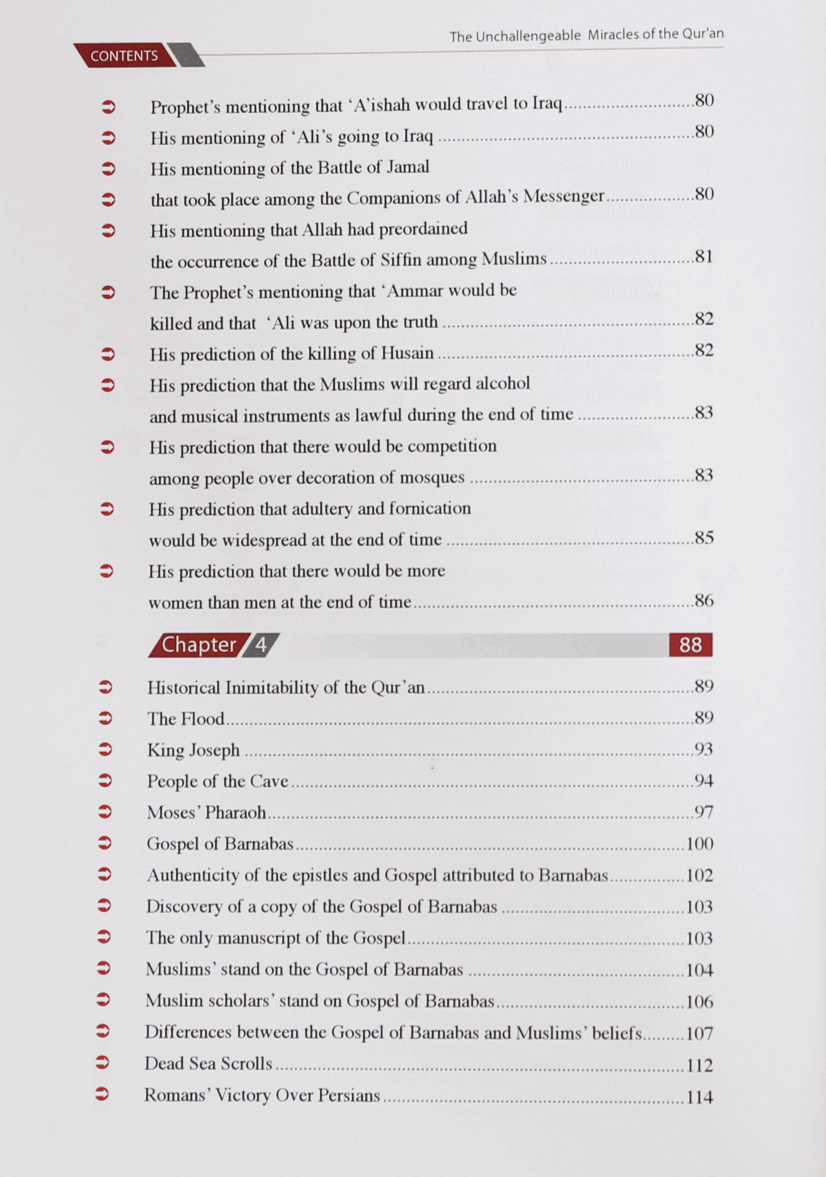 The Unchallengeable Miracles of the Qur'an