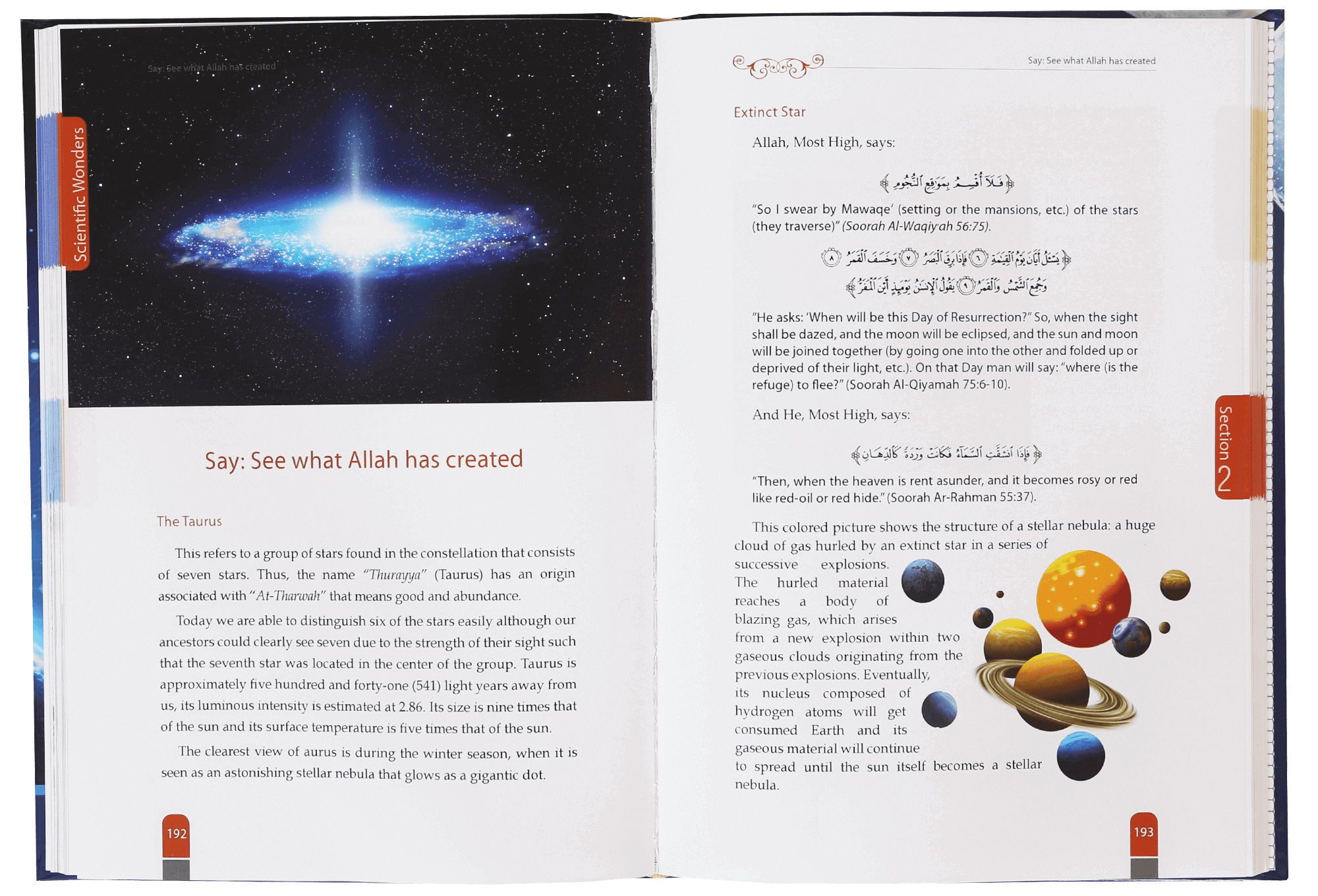 Scientific Wonders on The Earth and in Space