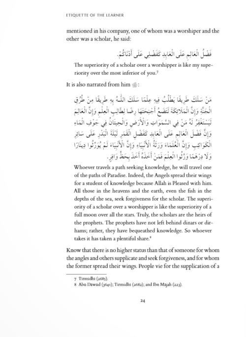 Etiquette of the Learner: A Book for Students