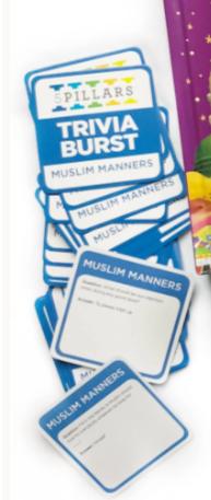 5Pillars Trivia Burst: MUSLIM MANNERS- The Fun Islamic Card Game