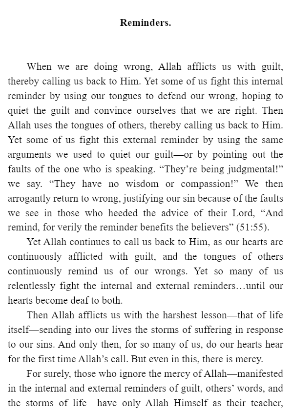 Faith: From the Journal of Umm Zakiyyah