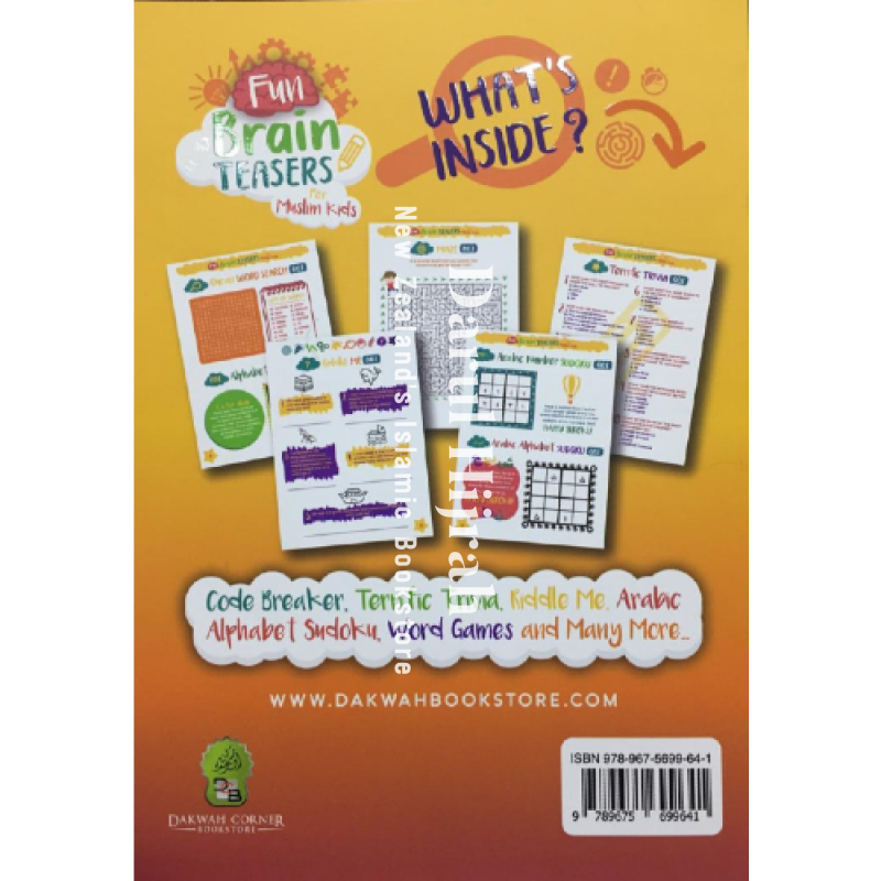 Fun Brain Teasers For Muslim Kids (Enjoy Over 1 000 Puzzles) Print Books